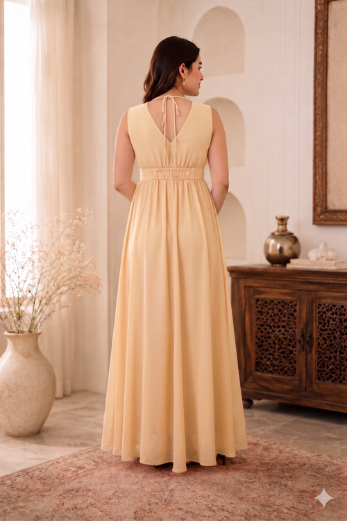 Butter Yellow Maxi Dress