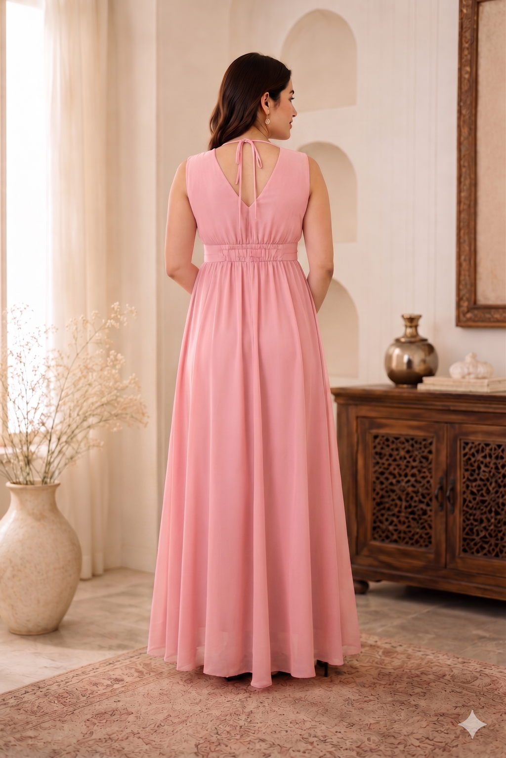 Petal Pink Maxi Dress